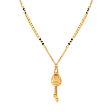 Gold Yellow light weight Design Mangalsutra