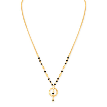 Gold Yellow Delicate Design Mangalsutra