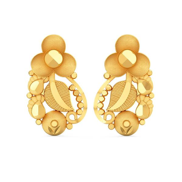 Gold Yellow Trending Design Earrings