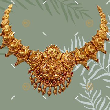 22k gold grand traditional necklace