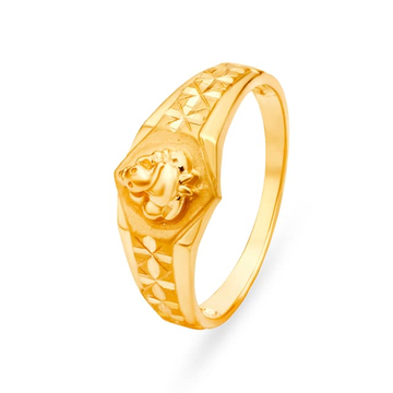 916 gold fancy design ring