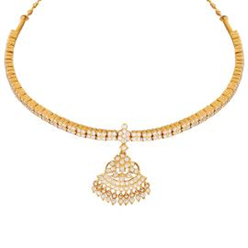 22k Gold Classic Design Necklace Set