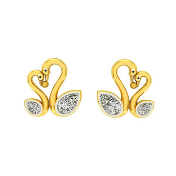 Gold Yellow Classic Design Earrings