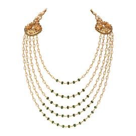 22k Gold Delicate Design Necklace Set