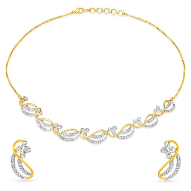 22k Gold Enduring Design Necklace Set