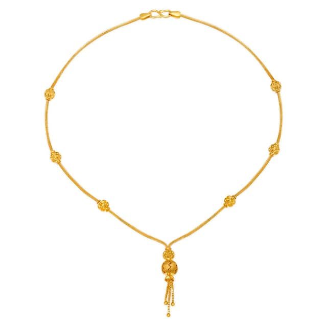 Gold Plain Dazzling Design Chain