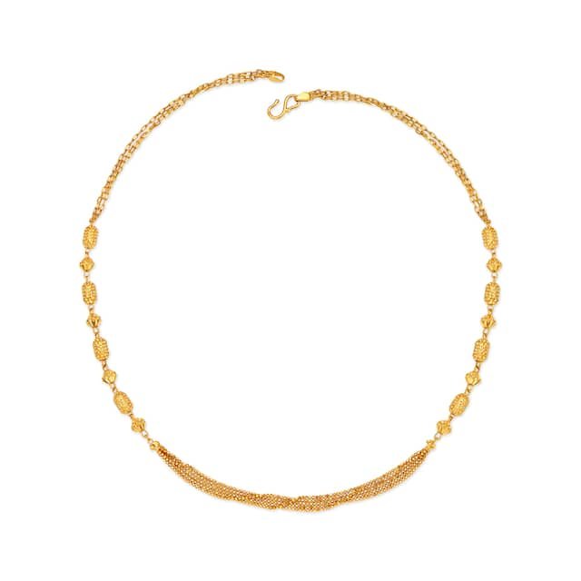 Gold Plain Unique Design Chain